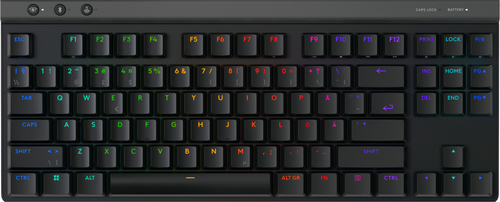 Logitech G 920-012552 schwarz Tastatur, Layout: Nordisch, Logitech GL Linear, RGB Logitech G 920-012552 schwarz Tastatur, Layout: Nordisch, Logitech GL Linear, RGB