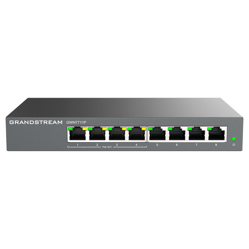 Grandstream GWN7711P, 8 Port, Layer-2-Lite-verwaltete Grandstream GWN7711P, 8 Port, Layer-2-Lite-verwaltete