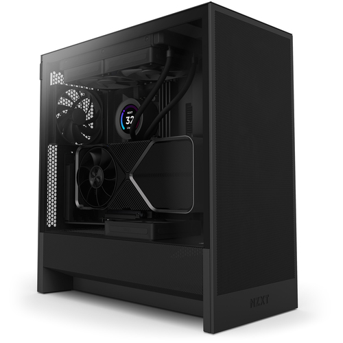 NZXT H5 Flow, Midi Tower, schwarz, Glasfenster NZXT H5 Flow, Midi Tower, schwarz, Glasfenster