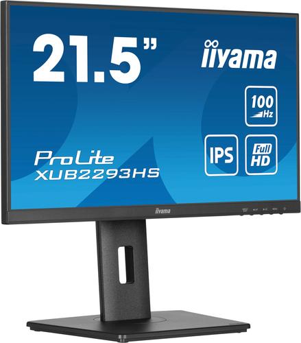 21&period;5 Zoll iiyama XUB2293HS-B6&comma; 54&comma;5cm TFT&comma; 100 Hz&comma; Full HD&comma; 1ms&comma; 1x HDMI&comma; 1x DP