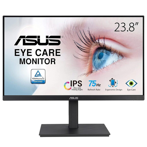 23&period;8 Zoll ASUS VA24EQSB&comma; 60&comma;5cm TFT&comma; 75 Hz&comma; Full HD&comma; 5ms&comma; 1x HDMI&comma; 1x DP&comma; integrierter USB-Hub