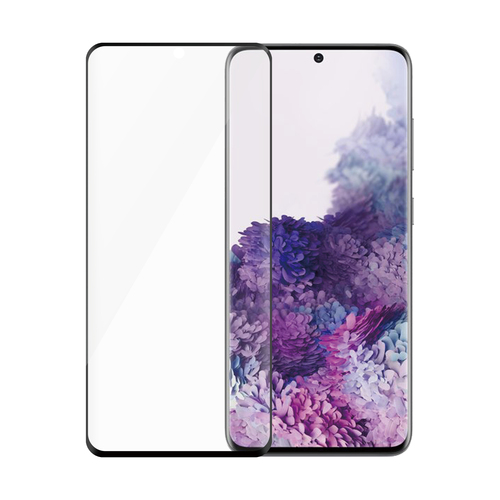PanzerGlass SAFE&period; by PanzerGlass Screen Protector w&period; Black Frame Samsung Galaxy S20 5G &vert; Ultra-Wide Fit &vert; Bulk