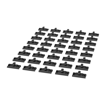 APC NetShelter Aisle Containment, Montageschienenverbinder, 40 Stück, schwarz APC NetShelter Aisle Containment, Montageschienenverbinder, 40 Stück, schwarz
