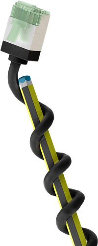 0&comma;25m Patchkabel Cat8&period;1&comma; U&sol;FTP&comma; schwarz&comma; Kupfer&comma; Goobay