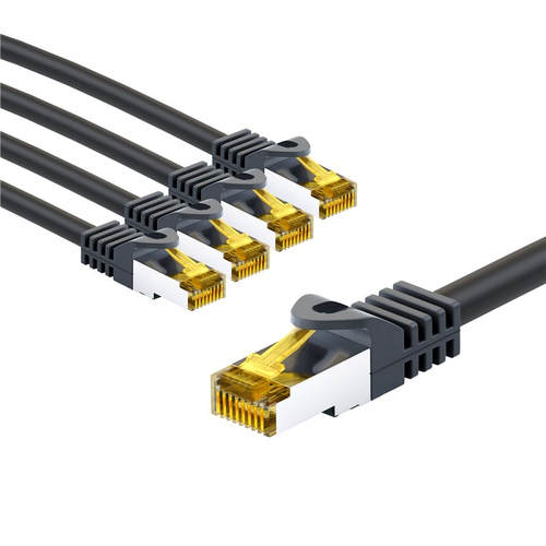2m Patchkabel Cat7, S/FTP, schwarz, Kupfer, Goobay 2m Patchkabel Cat7, S/FTP, schwarz, Kupfer, Goobay