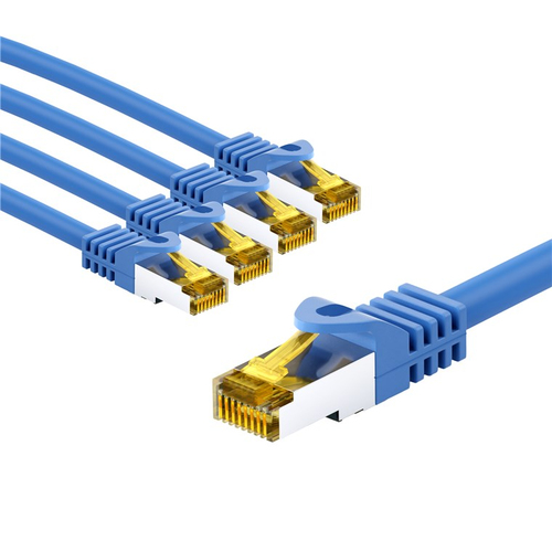 3m Patchkabel Cat7&comma; S&sol;FTP&comma; blau&comma; Kupfer&comma; Goobay