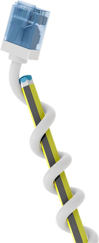 2m Patchkabel Cat6a&comma; U&sol;UTP&comma; wei&szlig;&comma; Kupfer&comma; Goobay
