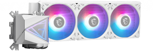 MSI Coreliquid I360 WHITE, weiß, Komplett-Wasserkühlung, 3-polig MSI Coreliquid I360 WHITE, weiß, Komplett-Wasserkühlung, 3-polig