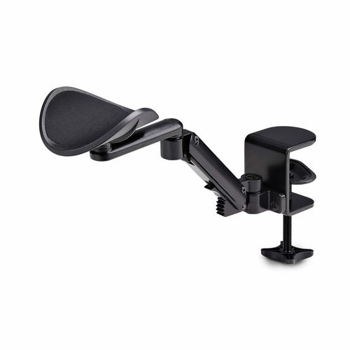 StarTech.com Verstellbare Schreibtisch Armlehne, Ergonomische Armstütze, 360-Grad-Drehbar, Universale Ellbogenstütze mit Klemmbefestigung/ohne Bohren, Schwarz StarTech.com Verstellbare Schreibtisch Armlehne, Ergonomische Armstütze, 360-Grad-Drehbar, Universale Ellbogenstütze mit Klemmbefestigung/ohne Bohren, Schwarz