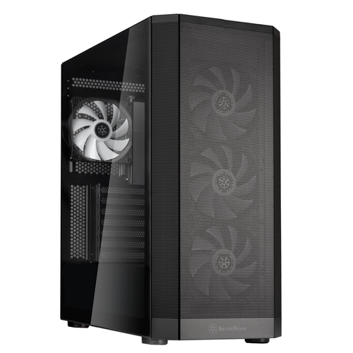 Silverstone FARA 514X&comma; Midi Tower&comma; schwarz&comma; Seitenfenster