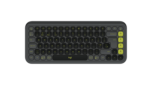Logitech POP Icon Keys graphit Tastatur&comma; Layout&colon; UK Englisch&comma; Scherenschalter