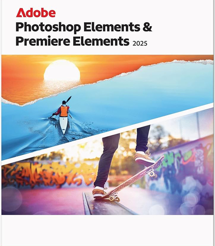 Adobe Photoshop Elements & Premiere Elements 2025&comma; Grafischer Editor&comma; Abonnement&comma; 1 Lizenz&lpar;en&rpar;&comma; 3 Jahr&lpar;e&rpar;