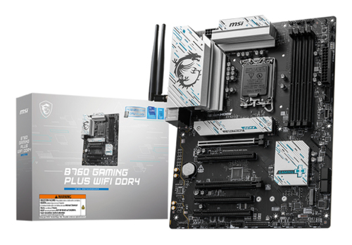 MSI B760 GAMING PLUS WIFI DDR4 Motherboard Intel B760 LGA 1700 ATX