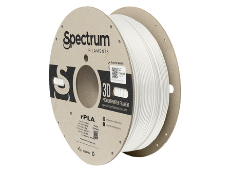 Spectrum Filaments rPLA&comma; Polyactics&auml;ure &lpar;PLA&rpar;&comma; wei&szlig;&comma; 1 kg