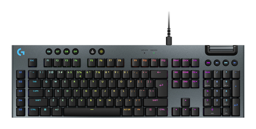 Logitech G G915 X schwarz Tastatur&comma; Layout&colon; US International&comma; Logitech GL Tactile&comma; RGB