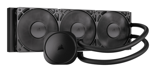 Corsair 360 RS&comma; schwarz&comma; Komplett-Wasserk&uuml;hlung&comma; 125x125x396mm&comma; 1700rpm&comma; 3&comma;91 mmH2O