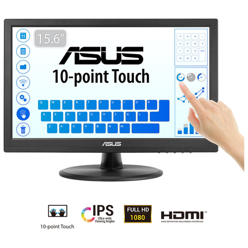 15.6 Zoll ASUS Touch VT169HE, 39,6cm TFT, 60 Hz, Full HD, 5ms, 1x HDMI, Touchscreen 15.6 Zoll ASUS Touch VT169HE, 39,6cm TFT, 60 Hz, Full HD, 5ms, 1x HDMI, Touchscreen