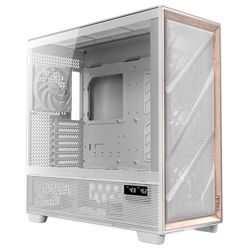 Antec FLUX PRO White EUV Full Tower Weiß, Holz Antec FLUX PRO White EUV Full Tower Weiß, Holz