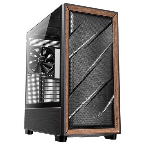 Antec 0-761345-10133-2 Computer-Gehäuse Midi Tower Schwarz, Holz Antec 0-761345-10133-2 Computer-Gehäuse Midi Tower Schwarz, Holz