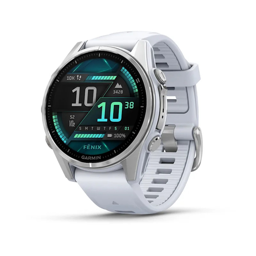 Garmin Fenix 8, weiß, Touchscreen, rund, Sportuhr Garmin Fenix 8, weiß, Touchscreen, rund, Sportuhr