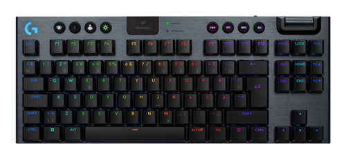 Logitech G G915 X LIGHTSPEED schwarz Tastatur, Layout: Nordisch, Logitech GL Linear, beleuchtet Logitech G G915 X LIGHTSPEED schwarz Tastatur, Layout: Nordisch, Logitech GL Linear, beleuchtet