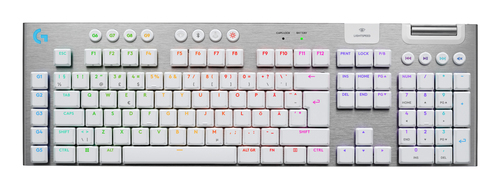 Logitech G 920-012688 wei&szlig; Tastatur&comma; Layout&colon; Nordisch&comma; Logitech GL Tactile&comma; beleuchtet