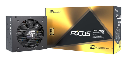 750W Seasonic Focus GX ATX 3&period;0 Netzteil&comma; 80 PLUS Gold&comma; schwarz&comma; vollst&auml;ndig modular