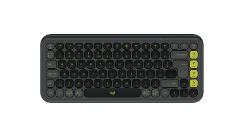 Logitech POP Icon Keys graphit Tastatur&comma; Layout&colon; US International&comma; Scherenschalter