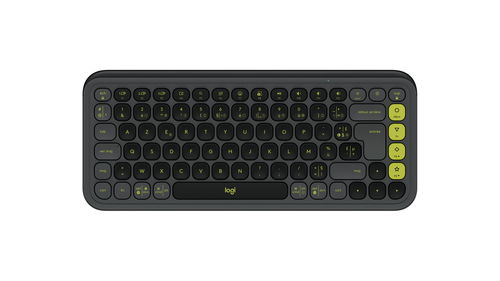 Logitech POP Icon Keys graphit Tastatur&comma; Layout&colon; Franz&ouml;sisch&comma; Scherenschalter