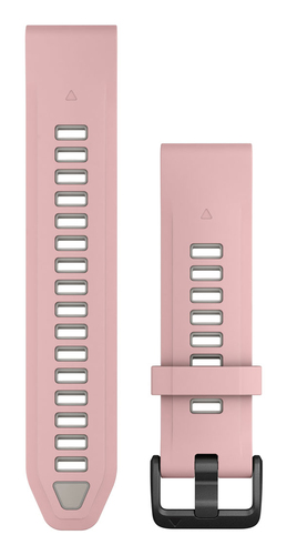 Garmin Quickfit&comma; grau&comma; pink&comma; Dust Rose&sol;Fog Gray&comma; Band&comma; f&uuml;r Smartwatch