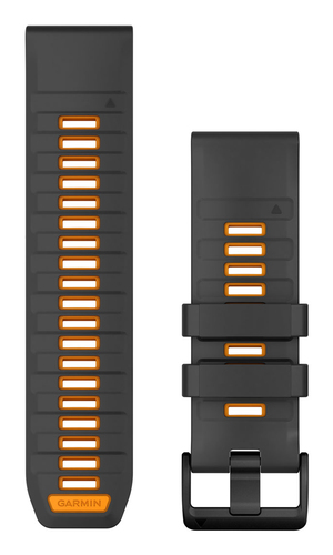 Garmin QuickFit, graphit, orange, Graphite/Spark Orange, Band, für Smartwatch Garmin QuickFit, graphit, orange, Graphite/Spark Orange, Band, für Smartwatch