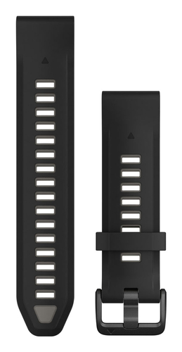 Garmin Quickfit&comma; schwarz&comma; grau&comma; Black&sol;Pebble Gray&comma; Band&comma; f&uuml;r Smartwatch