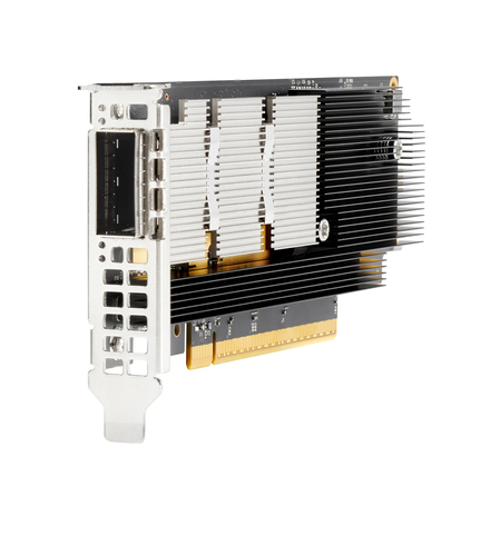 HPE InfiniBand NDR/Ethernet 400Gb 1-port OSFP PCIe5 x16 MCX75310AAS-NEAT Adapter HPE InfiniBand NDR/Ethernet 400Gb 1-port OSFP PCIe5 x16 MCX75310AAS-NEAT Adapter