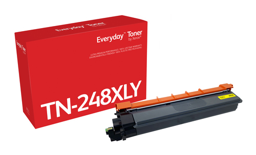 Everyday  Gelb Toner von Xerox, kompatibel mit Brother TN248XLY, Hohe Kapazität