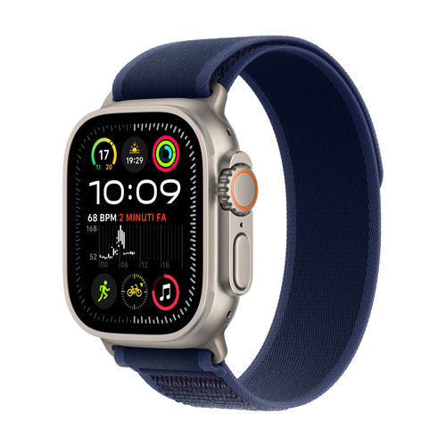 Apple Watch Ultra 2&comma; blau&comma; Touchscreen&comma; rechteckig&comma; watchOS 11&comma; Smartwatch