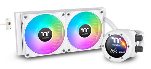 Thermaltake TH240 V2 Ultra EX ARGB, weiß, Komplett-Wasserkühlung, 500-2000rpm, 28,5 dB, 2,95 mmH2O Thermaltake TH240 V2 Ultra EX ARGB, weiß, Komplett-Wasserkühlung, 500-2000rpm, 28,5 dB, 2,95 mmH2O