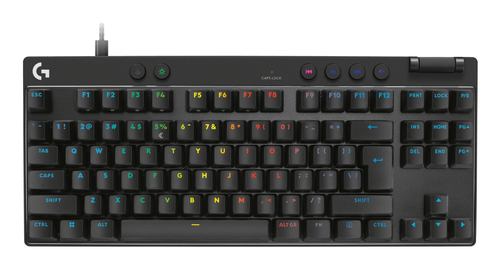 Logitech G PRO X TKL Rapid schwarz Tastatur&comma; Layout&colon; US International&comma; mechanisch&comma; beleuchtet