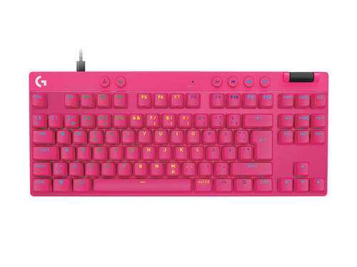 Logitech G 920-013251 pink Tastatur, Layout: Nordisch, mechanisch, beleuchtet Logitech G 920-013251 pink Tastatur, Layout: Nordisch, mechanisch, beleuchtet