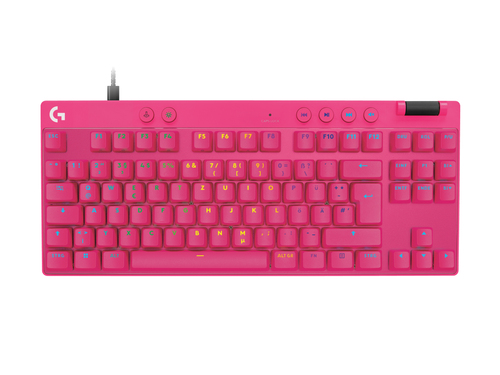 Logitech G 920-013248 pink Tastatur, Layout: DE, mechanisch, beleuchtet Logitech G 920-013248 pink Tastatur, Layout: DE, mechanisch, beleuchtet