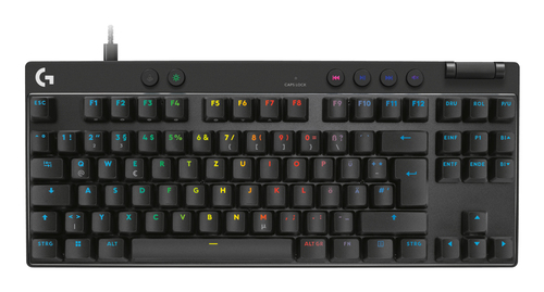 Logitech G 920-013228 schwarz Tastatur&comma; Layout&colon; DE&comma; mechanisch&comma; beleuchtet