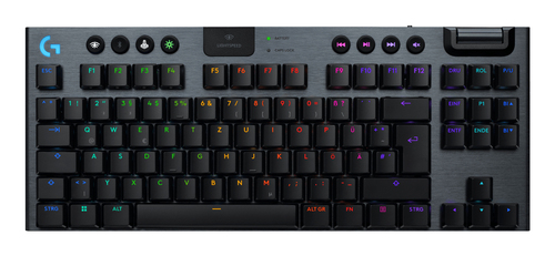 Logitech G G915 X Lightspeed schwarz Tastatur, Layout: US International, Logitech GL Clicky, beleuchtet Logitech G G915 X Lightspeed schwarz Tastatur, Layout: US International, Logitech GL Clicky, beleuchtet