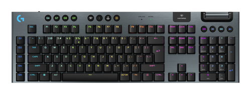 Logitech G G915 X Lightspeed schwarz Tastatur&comma; Layout&colon; US International&comma; Logitech GL Linear&comma; beleuchtet