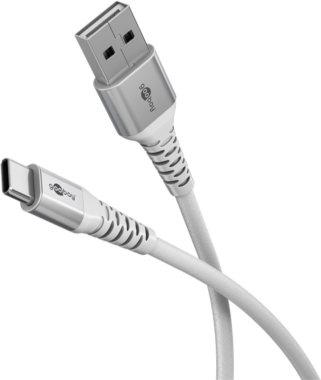 3m USB-C > USB-A Supersoftes Textilkabel 3m USB-C > USB-A Supersoftes Textilkabel