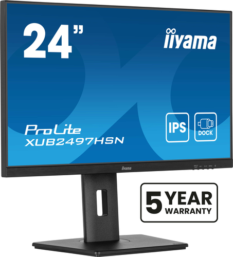 23.8 Zoll iiyama XUB2497HSN-B2, 60,5cm TFT, 100 Hz, Full HD, 1ms, 1x HDMI, 1x DP, integrierter USB-Hub 23.8 Zoll iiyama XUB2497HSN-B2, 60,5cm TFT, 100 Hz, Full HD, 1ms, 1x HDMI, 1x DP, integrierter USB-Hub