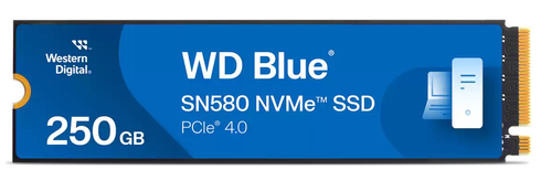 Western Digital Blue SN580 250 GB M.2 PCI Express 4.0 NVMe TLC Western Digital Blue SN580 250 GB M.2 PCI Express 4.0 NVMe TLC