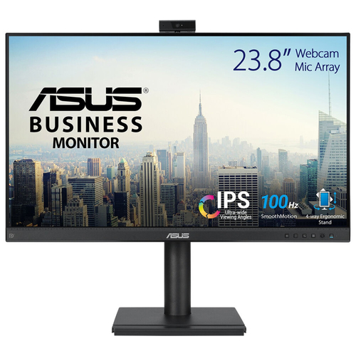 23.8 Zoll ASUS BE249QFK, 60,5cm TFT, 100 Hz, Full HD, 5ms, 1x HDMI, 1x DP, integrierte Kamera 23.8 Zoll ASUS BE249QFK, 60,5cm TFT, 100 Hz, Full HD, 5ms, 1x HDMI, 1x DP, integrierte Kamera