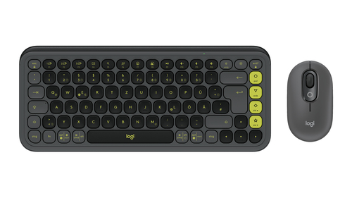 Logitech Pop Icon Combo graphit Tastatur&comma; Layout&colon; DE&comma; Scherenschalter