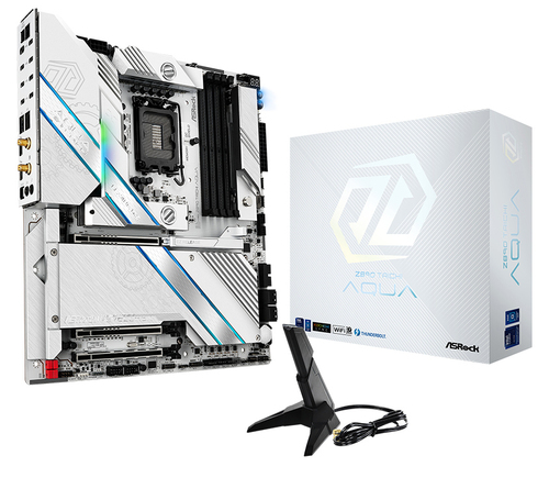 Asrock Z890 Taichi AQUA, Erweitertes ATX LGA 1851 (V1) Mainboard, 4x DDR5, max. 256 GB, 10x USB-C, WiFi Asrock Z890 Taichi AQUA, Erweitertes ATX LGA 1851 (V1) Mainboard, 4x DDR5, max. 256 GB, 10x USB-C, WiFi