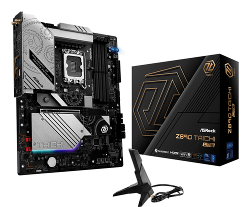 Asrock Z890 Taichi Lite&comma; ATX LGA 1851 &lpar;V1&rpar; Mainboard&comma; 4x DDR5&comma; max&period; 256 GB&comma; 1x HDMI&comma; 1x USB-C&comma; WiFi