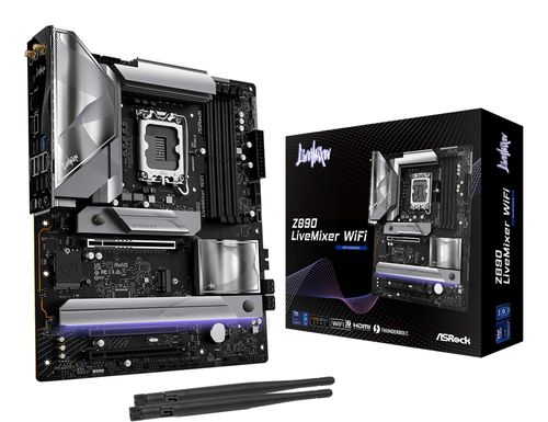 Asrock Z890 LiveMixer WiFi Intel Z890 LGA 1851 &lpar;Socket V1&rpar; ATX